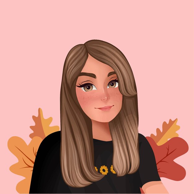 Premium Vector  Cartoon avatar aesthetic illustration